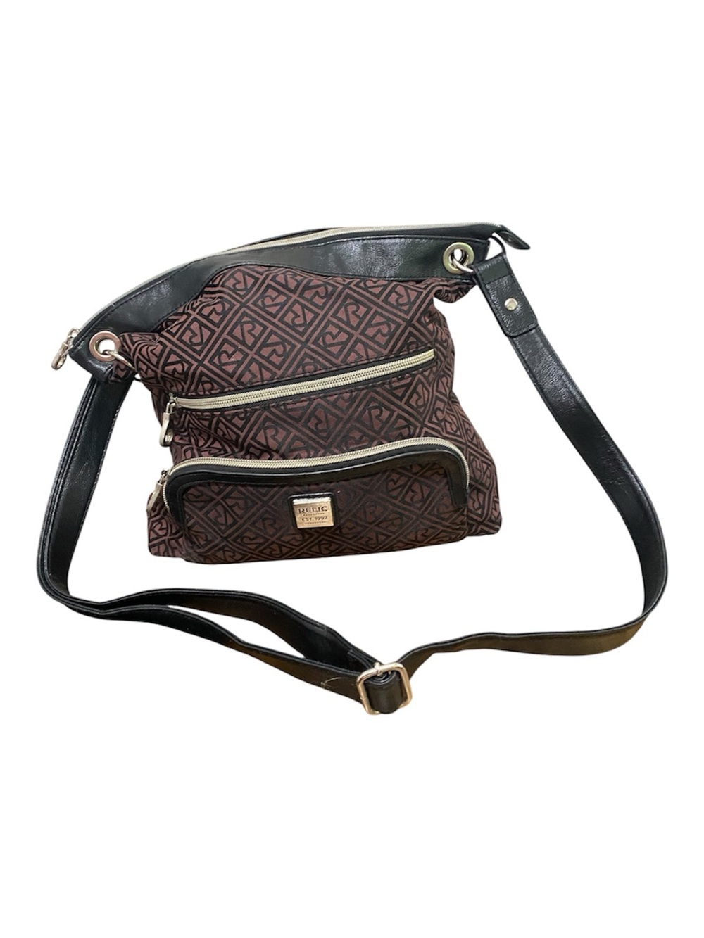Relic Patterned Crossbody Bag